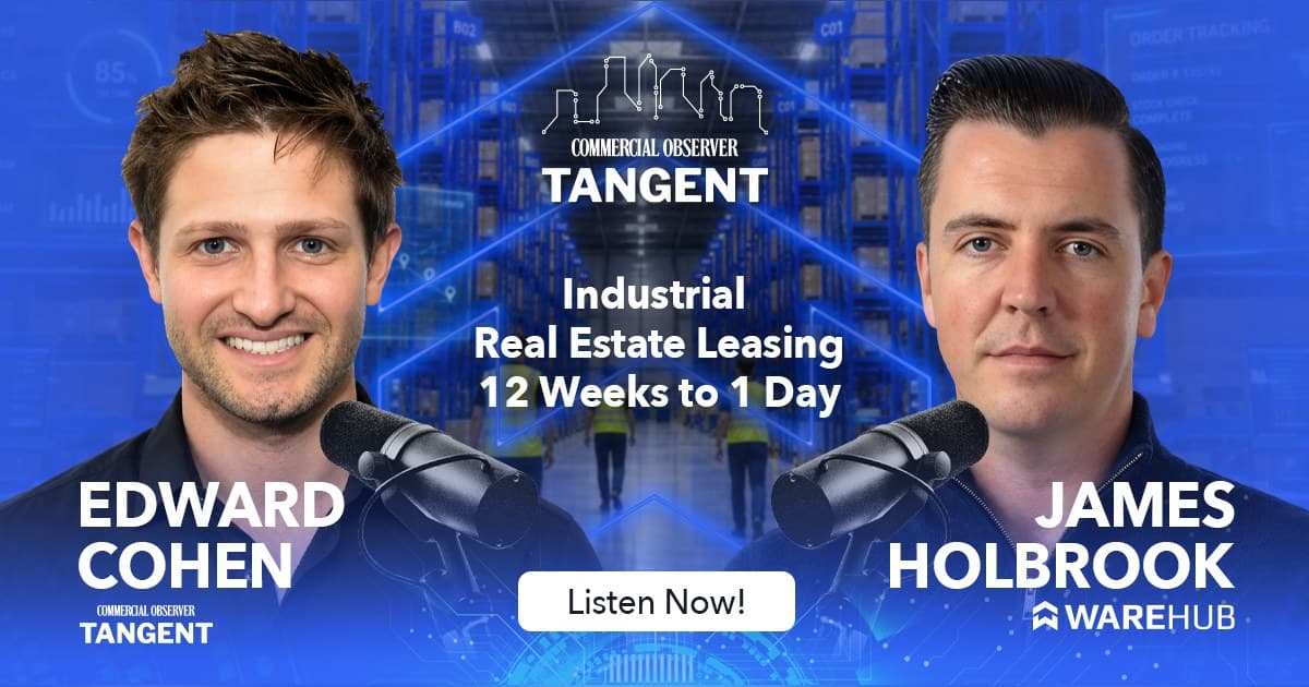 Warehub Founder Highlights Digital Shift in Industrial Leasing on Commercial Observer Podcast